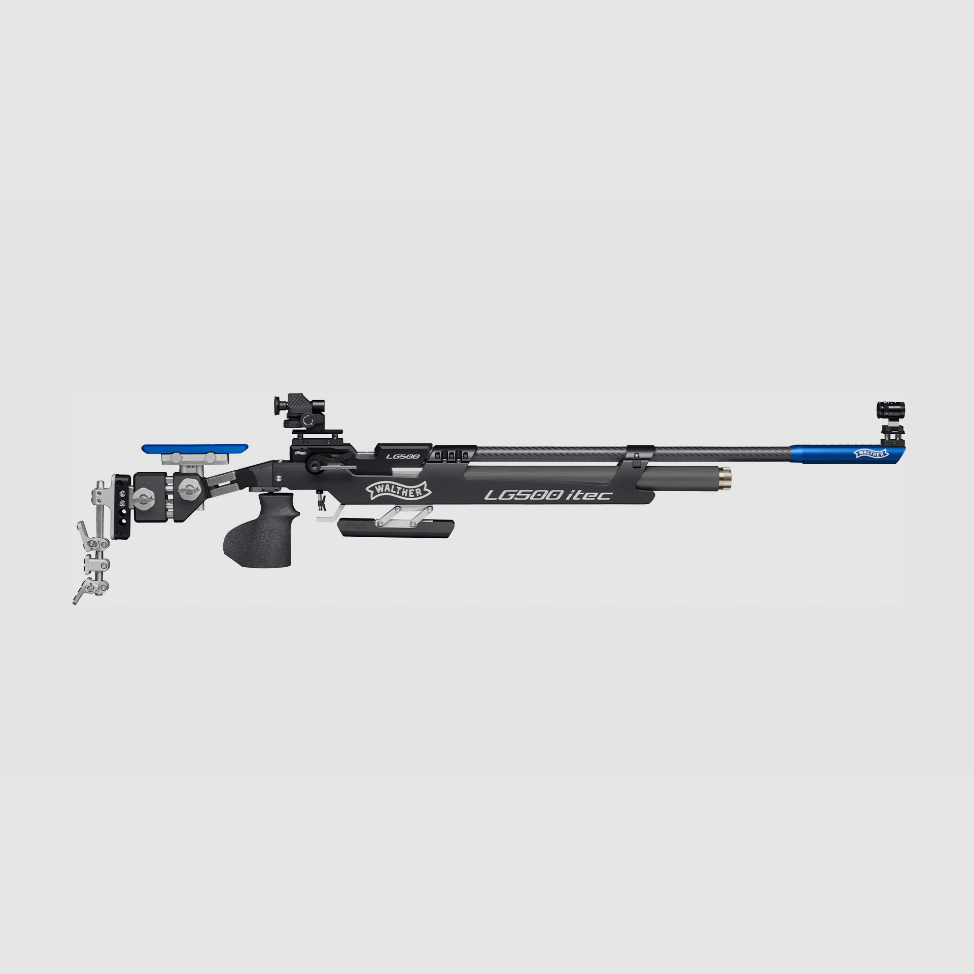 Walther LG500 itec - M Aluminiumschaft rechts