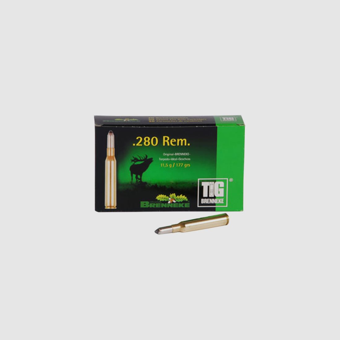 Brenneke .280 Rem. 177GR TIG 20 Patronen