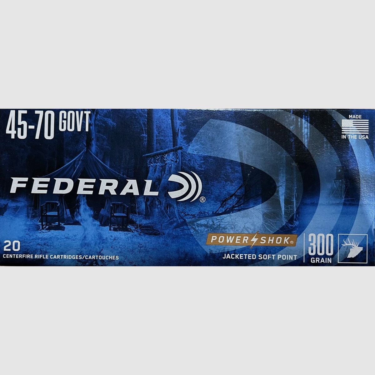 Federal PowerShok 45-70 GOVT 300grs - 20 rounds