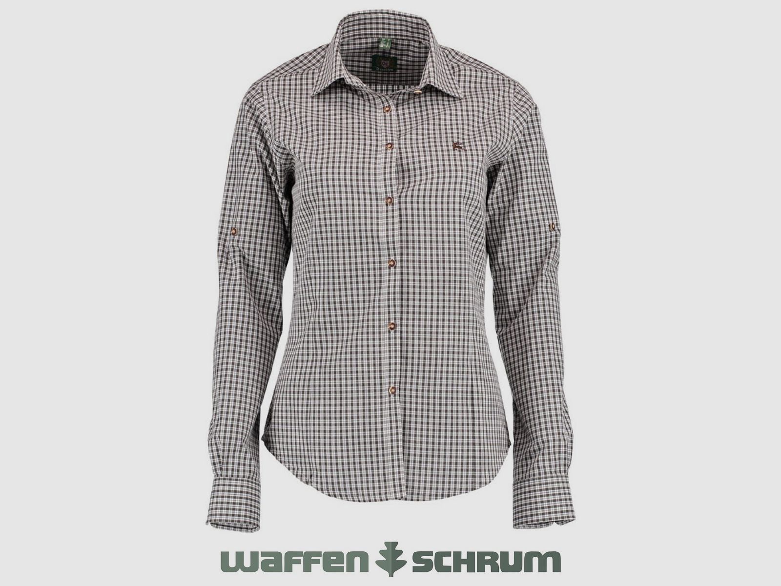 OS Trachten Bluse mit Stick Hirsch