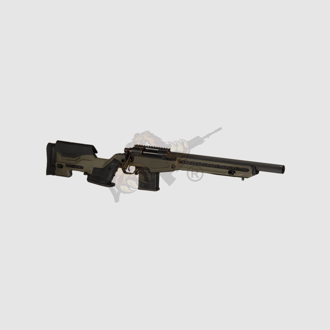 AAC T10 Short Bolt Action Sniper Rifle Oliv -F-