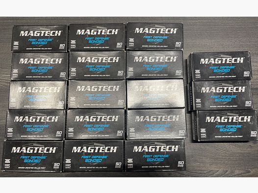 Magtech 9mm 147Gr JHP First Defense Bounded