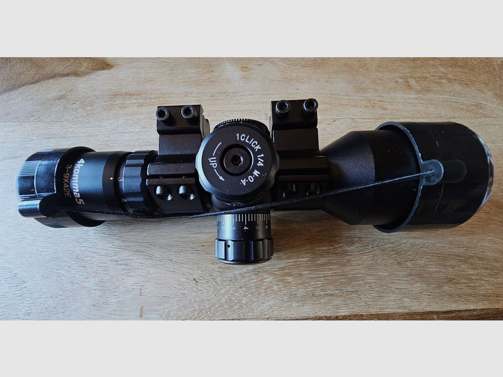 Zielfernrohr 4komma5 3-9×42E beleuchtetes Mildot 11 mm 