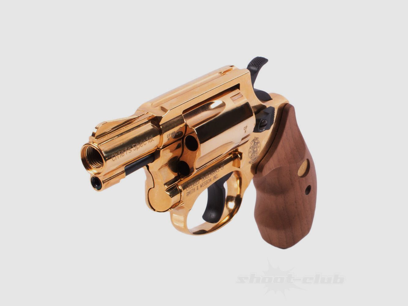 Smith & Wesson Chiefs Special Gold Schreckschuss Revolver 9 mm R.K.