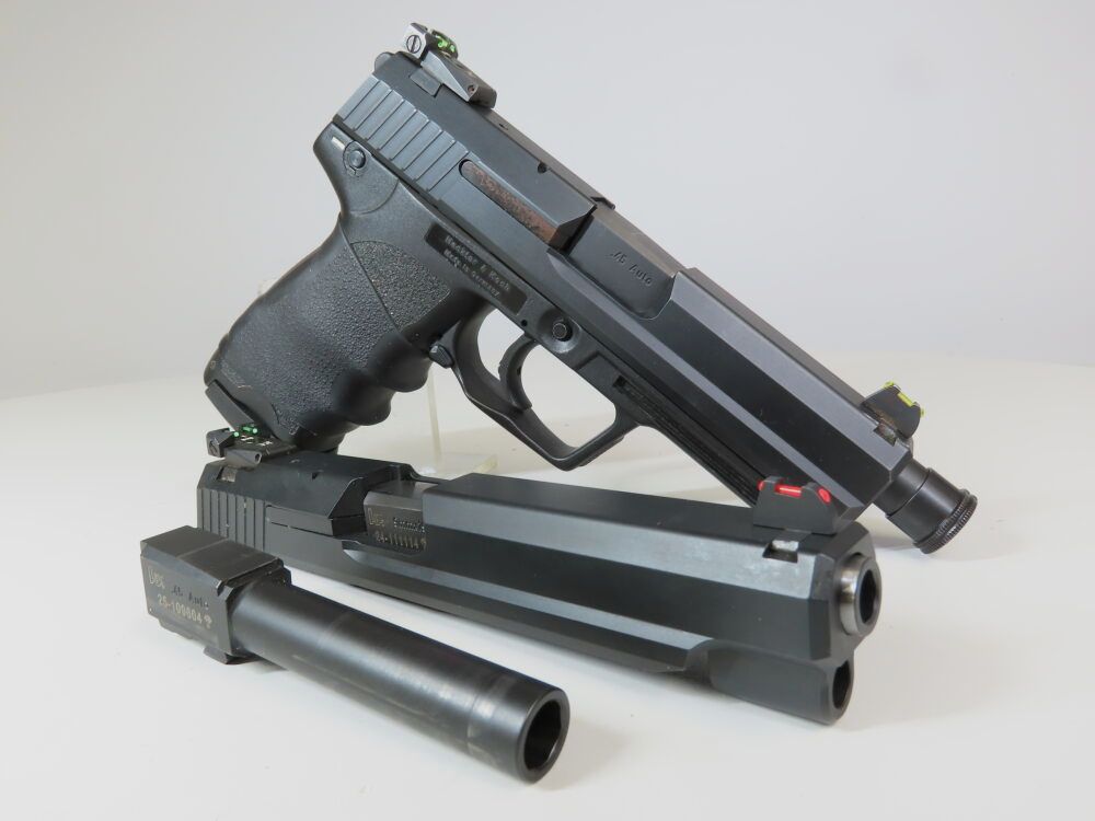 Heckler & Koch USP incl. Wechselsystem + Wechsellauf