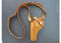 HKDesign Holster Art. Nr. 028, fondina a spalla semplice, fondina a tracolla per il trasporto per Webley
