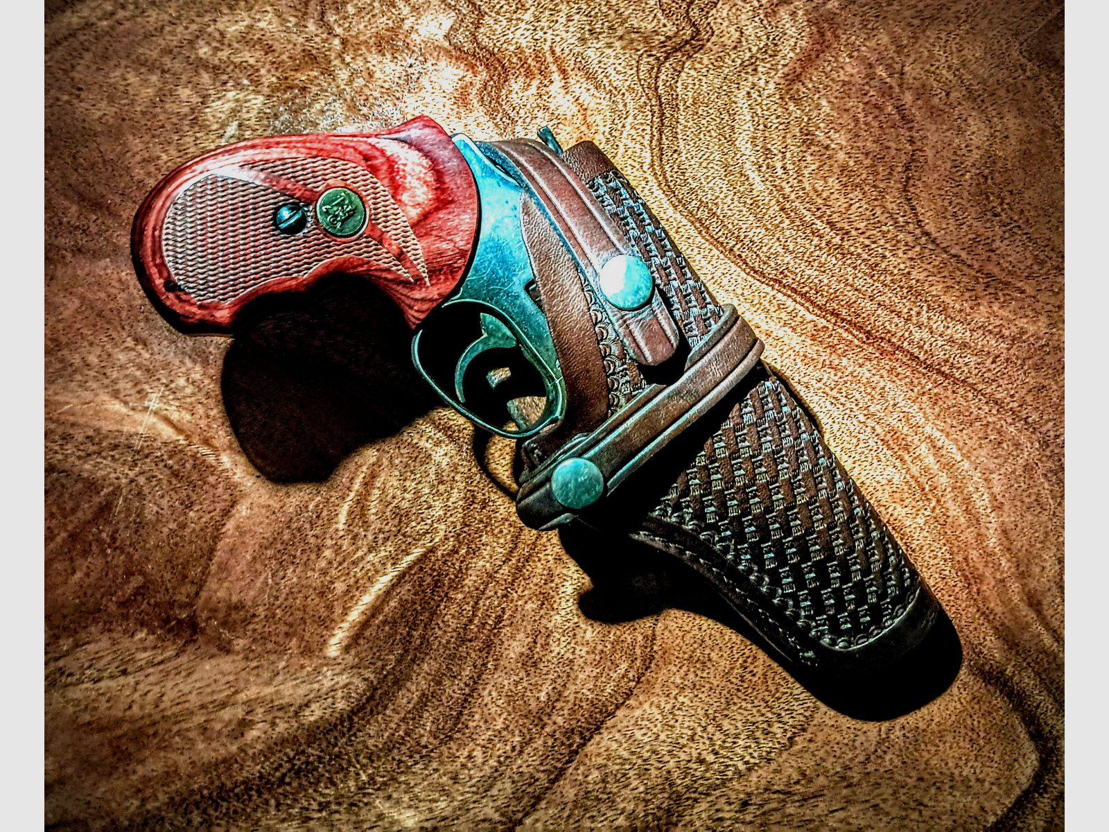 Revolverholster / Neu / Viking # 78 / aus dickem Leder