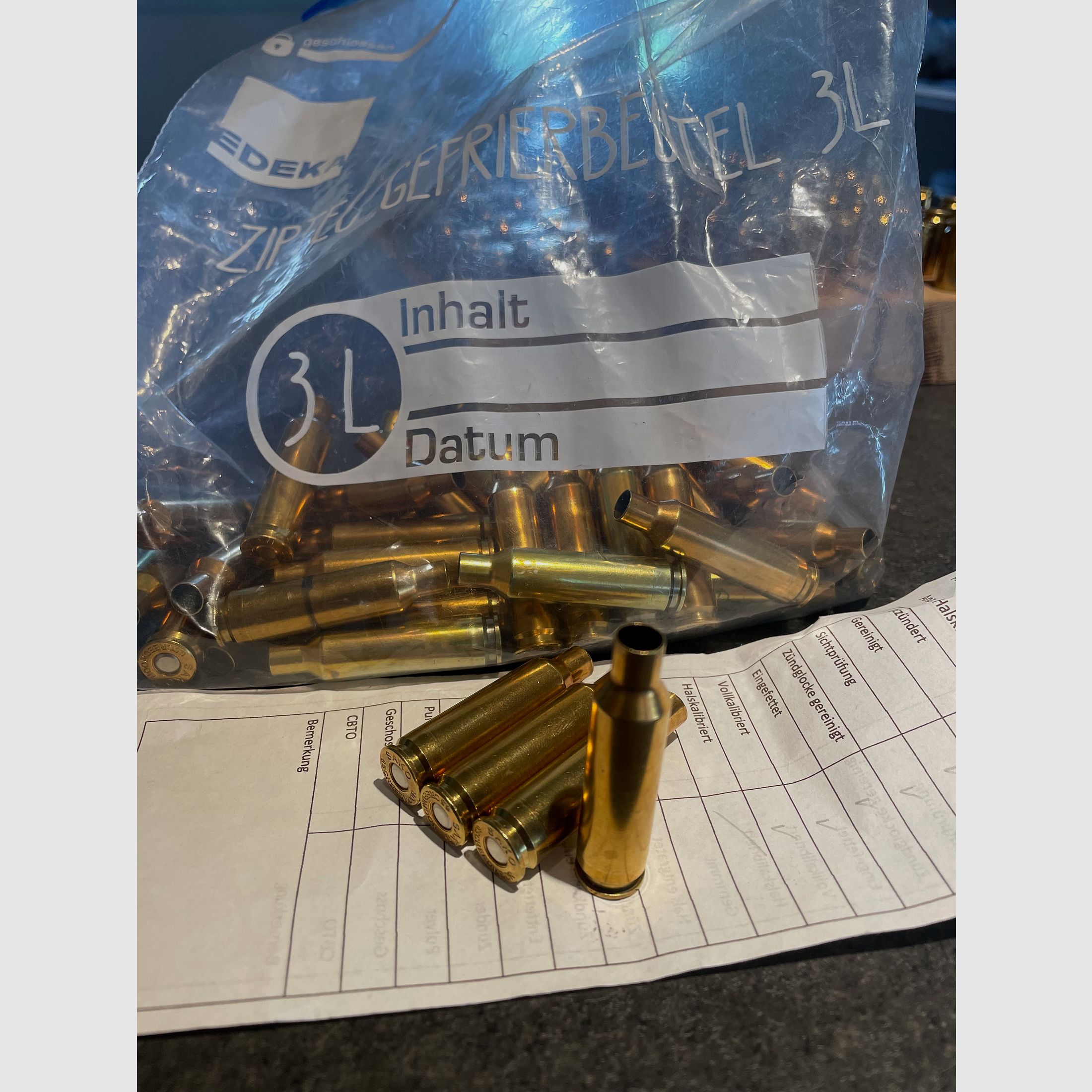 6.5 Creedmoor Hülsen – vollkalibriert, gereinigt & CCI-gezündert – Sako & Sellier&Bellot