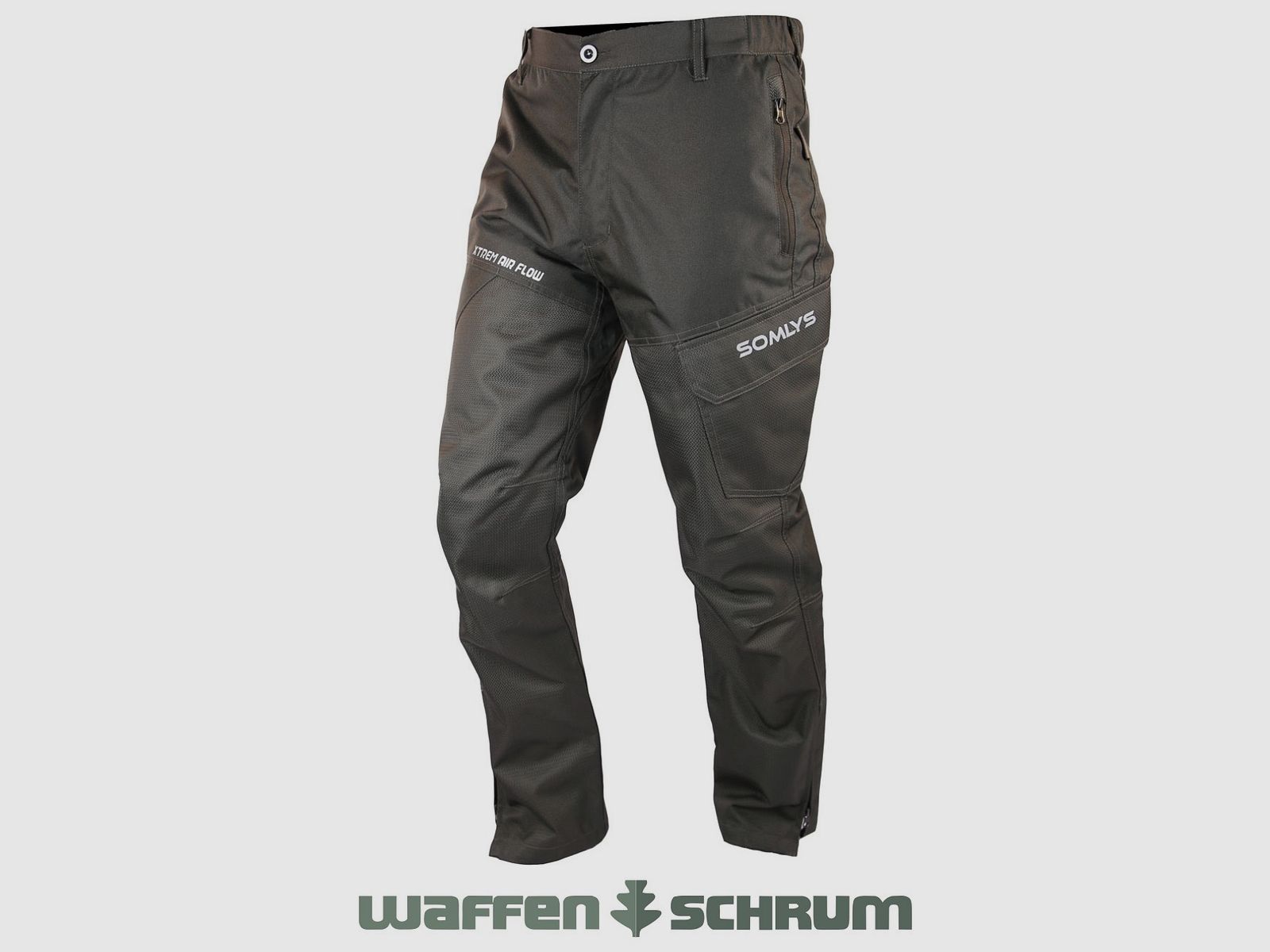 Somlys Pantalones de espinas Fuseau reforzado EVO verde oliva