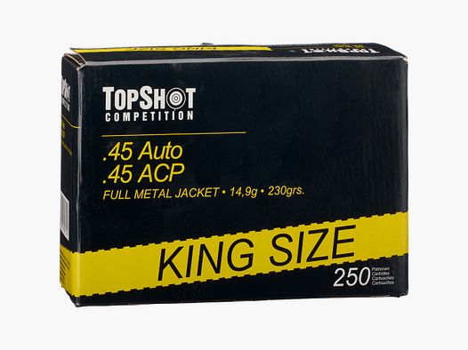 TOPSHOT Competition .45 ACP FMJ 14.9g/230grs.