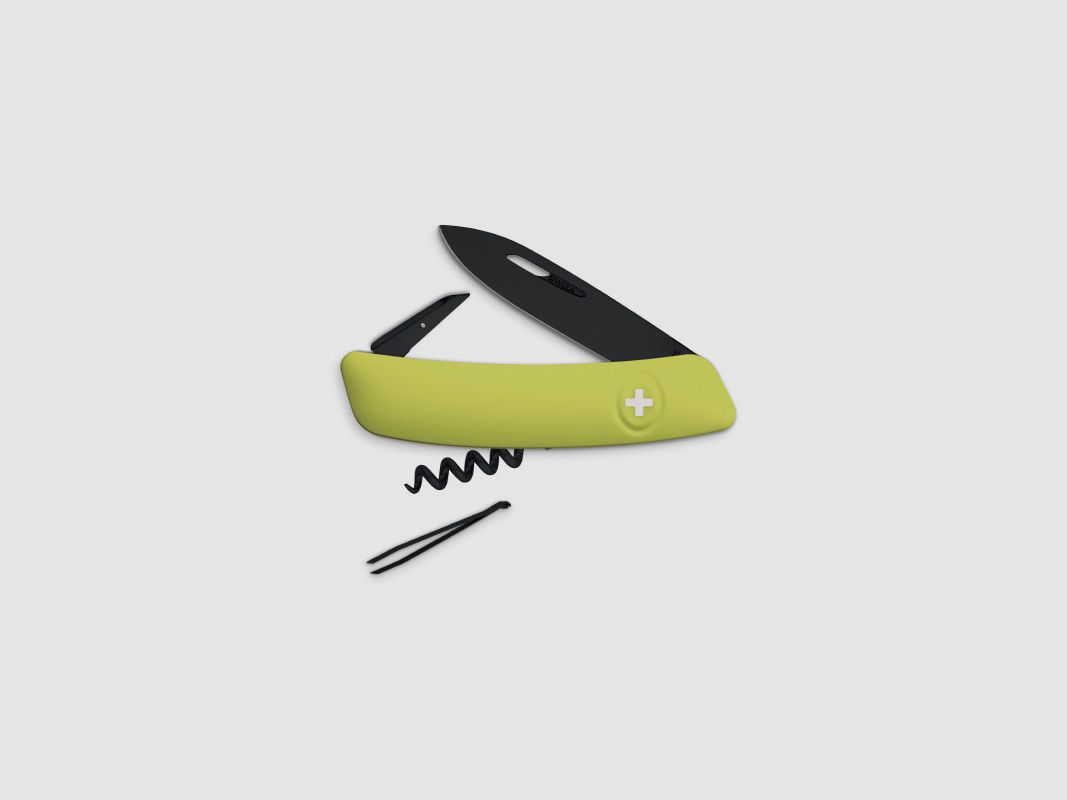 Schweizer Taschenmesser Swiza D01 Allblack Mousse - ZD01ABVP
