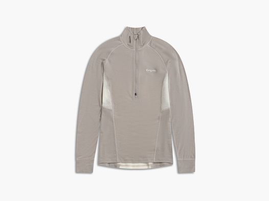 Bergans Inner:Pure Merino Half-Zip Thermoshirt Women Sandstone S
