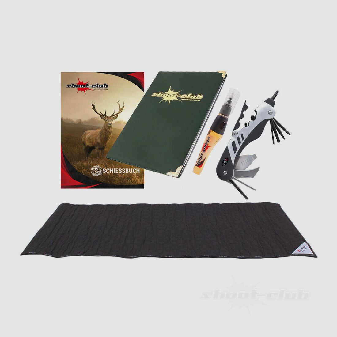 Real Avid Sportschützen Set Gun Tool WBK Mappe, Schießbuch, Oil Pad