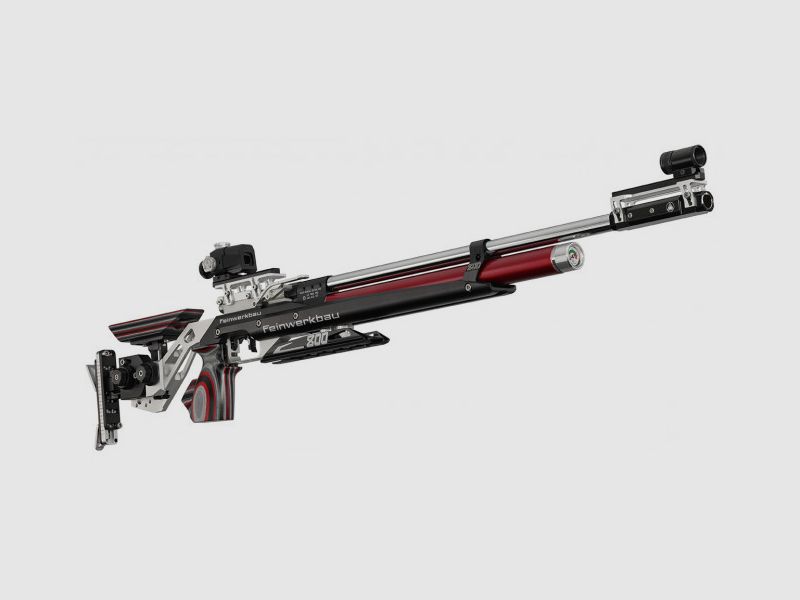 Feinwerkbau 800 Alu rojo derecho tamaño M carabina de aire de competición