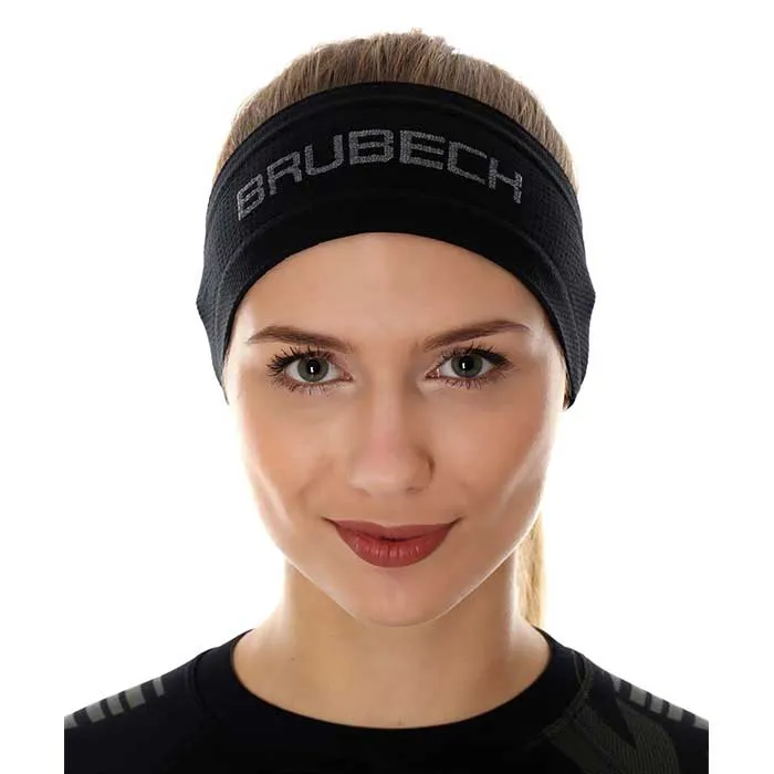 Brubeck Unisex 3D PRO hoofdband zwart, afbeelding 3 van 3