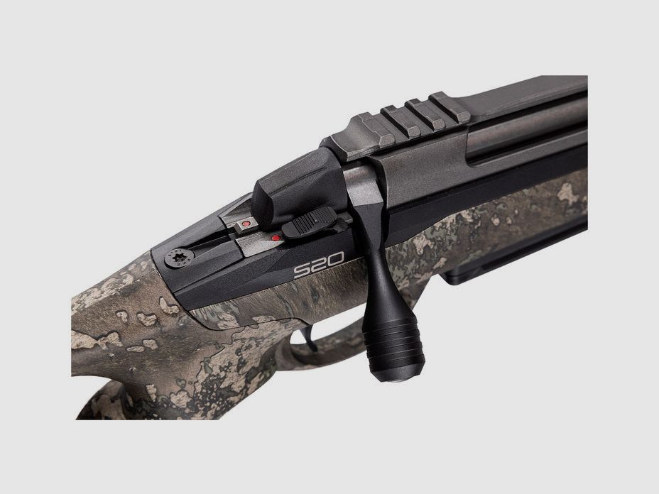 SAKO S20 HUNTER CAMO .308 Win., tungsten Cerakote, Lauflänge 24,3" kanneliert DM 18mm, Direktabzug, 5 Schuss, Schaft true timber strata mit verstellbarer Wangenauflage, MG 5/8"-24, Bild 3 von 4