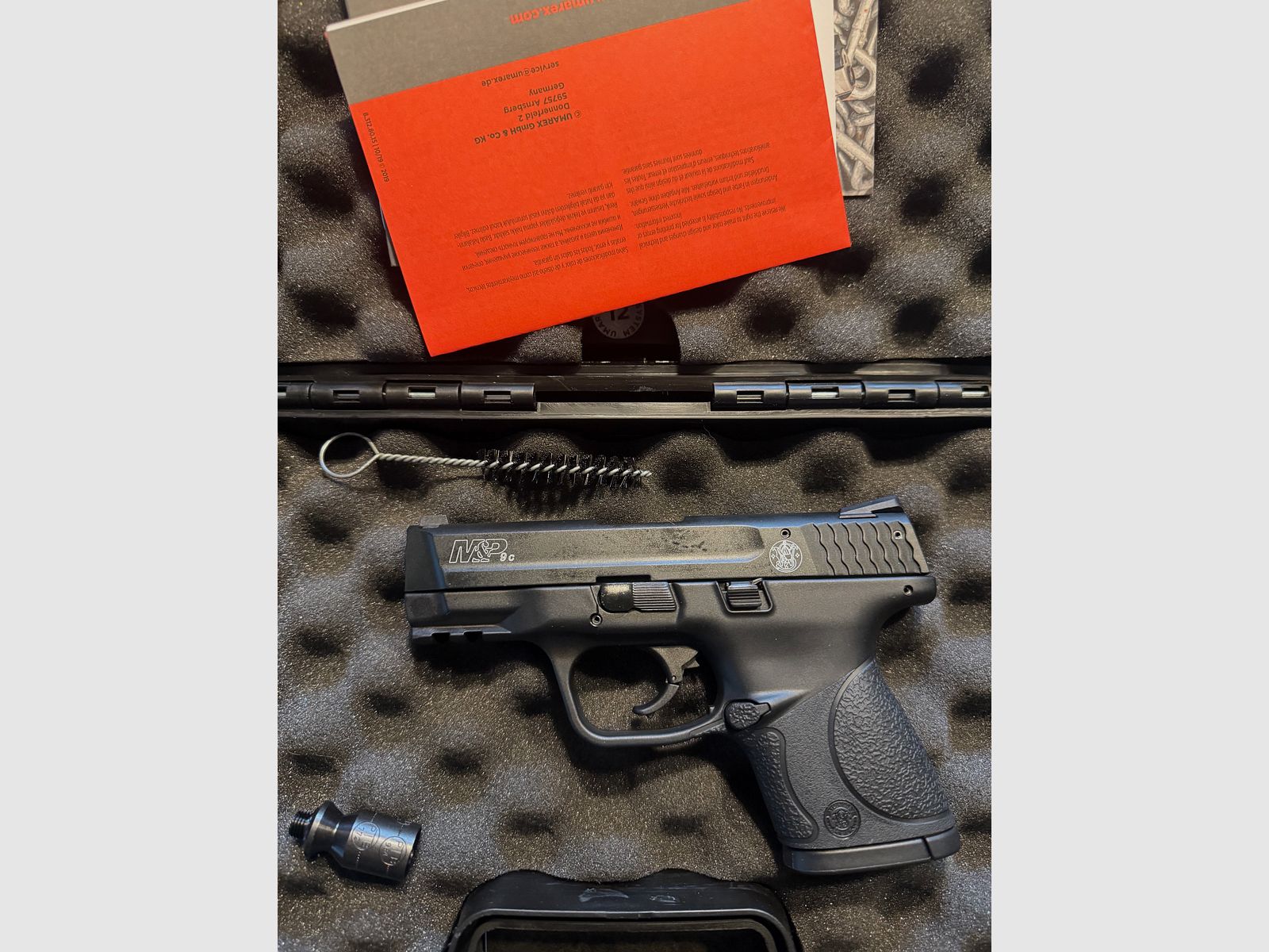 Smith&Wesson MP9c BLK 9mm P.A.K. 12R/15R