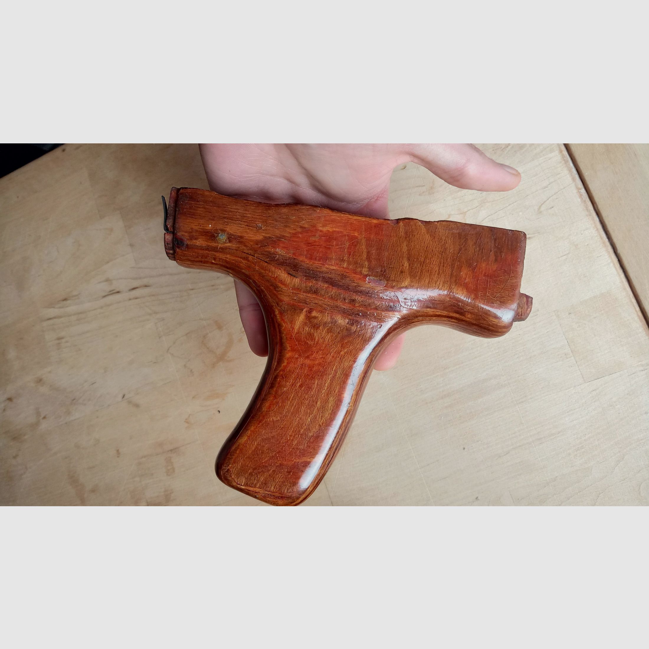 #2 Romanian lower AK handguard s.g. donkey-dick (Uluc) laminated wood Romy Dong for PM md.63 md.90 AIMR AIMS