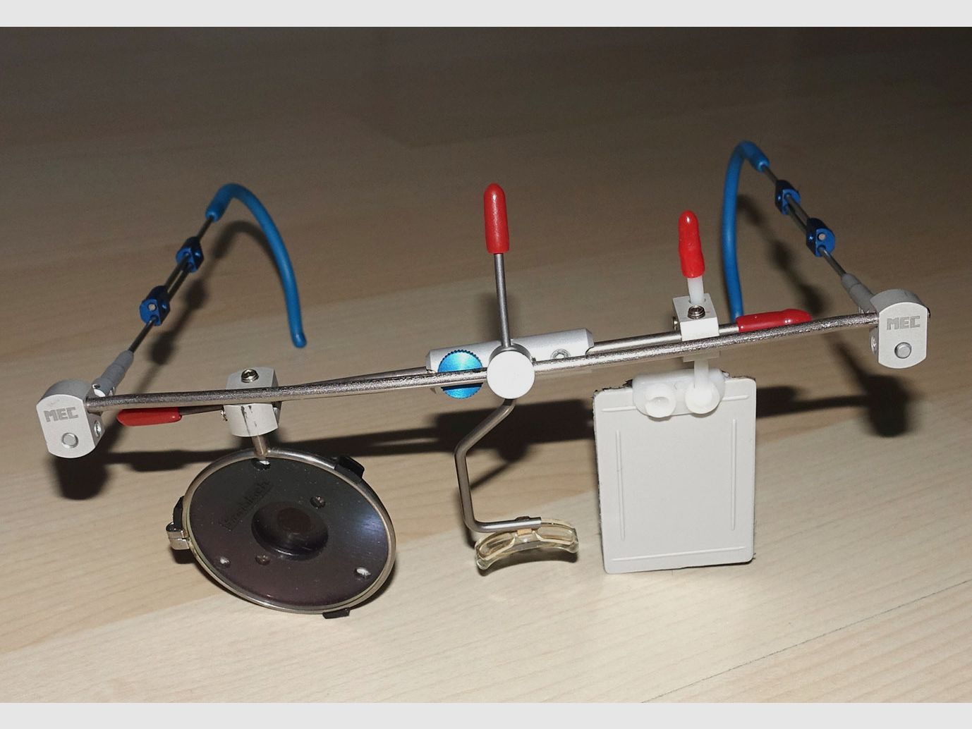 RESERVIERT! Profi MEC Schießbrille mit Knobloch Irisblende, Vario Lens 2 plus, usw., NP 600,-