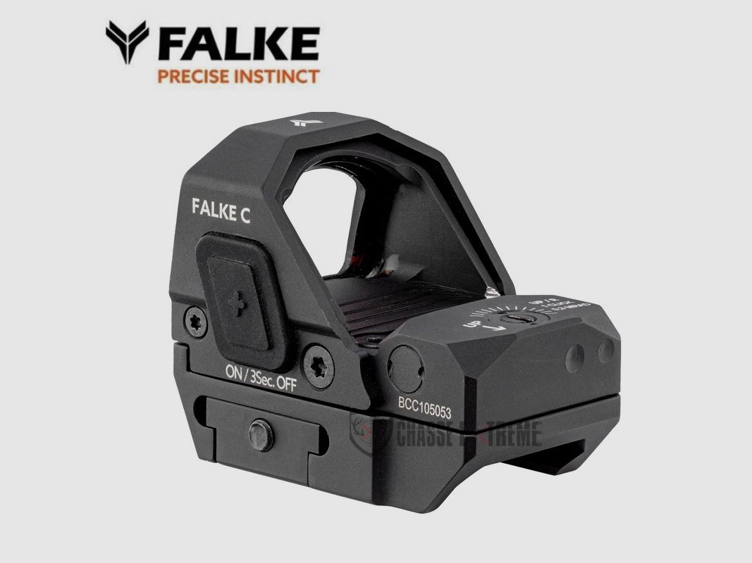 Rotpunktvisier FALKE C für Glock Mos und Picatinny, Bild 3 von 7