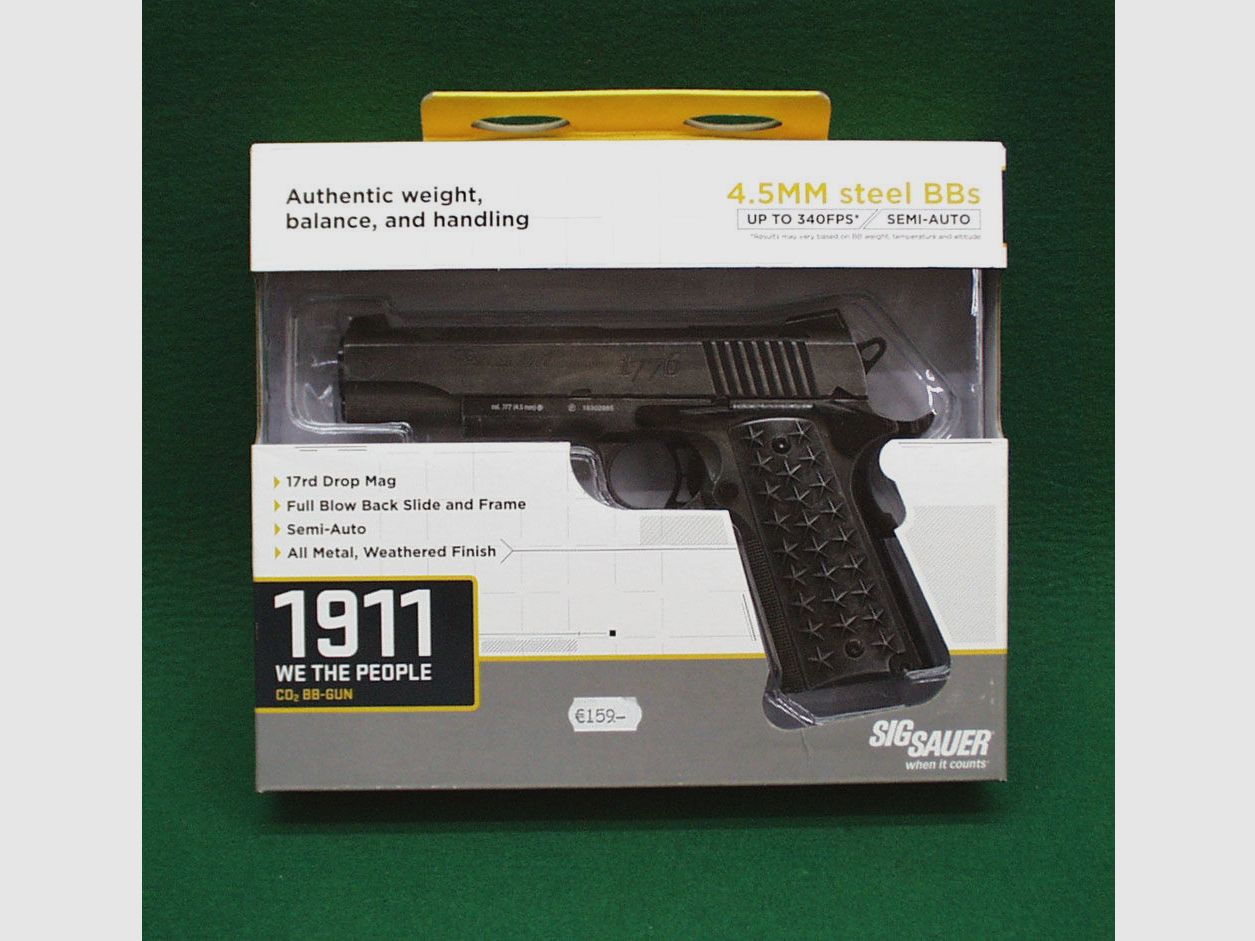 Sig Sauer	 1911 CO2 Pistole