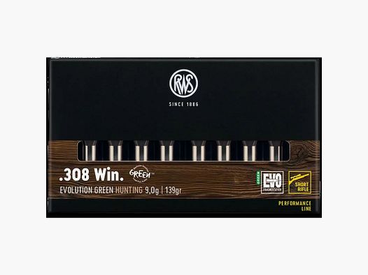 RWS Evo Green Carabine Courte - 139grs - 20pcs