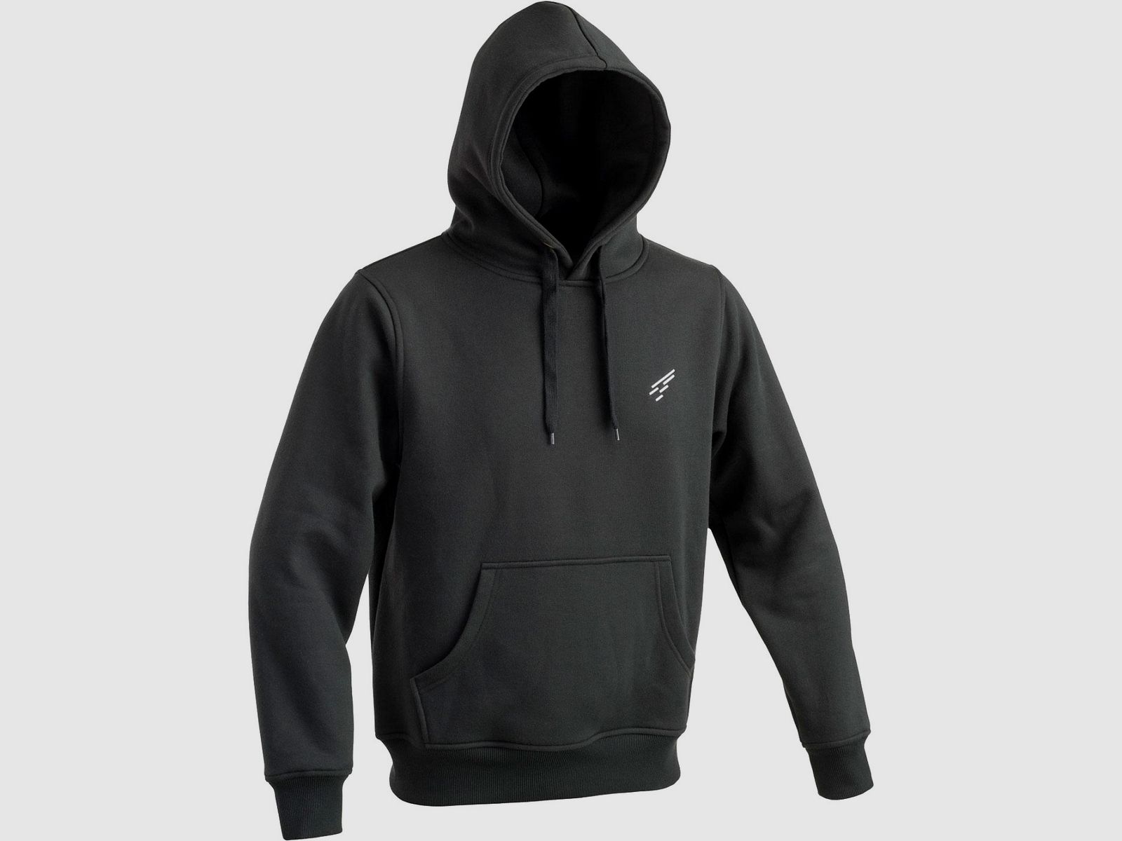 Defcon 5 Kapuzenpullover mit Taschen und schwarzem Frontlogo