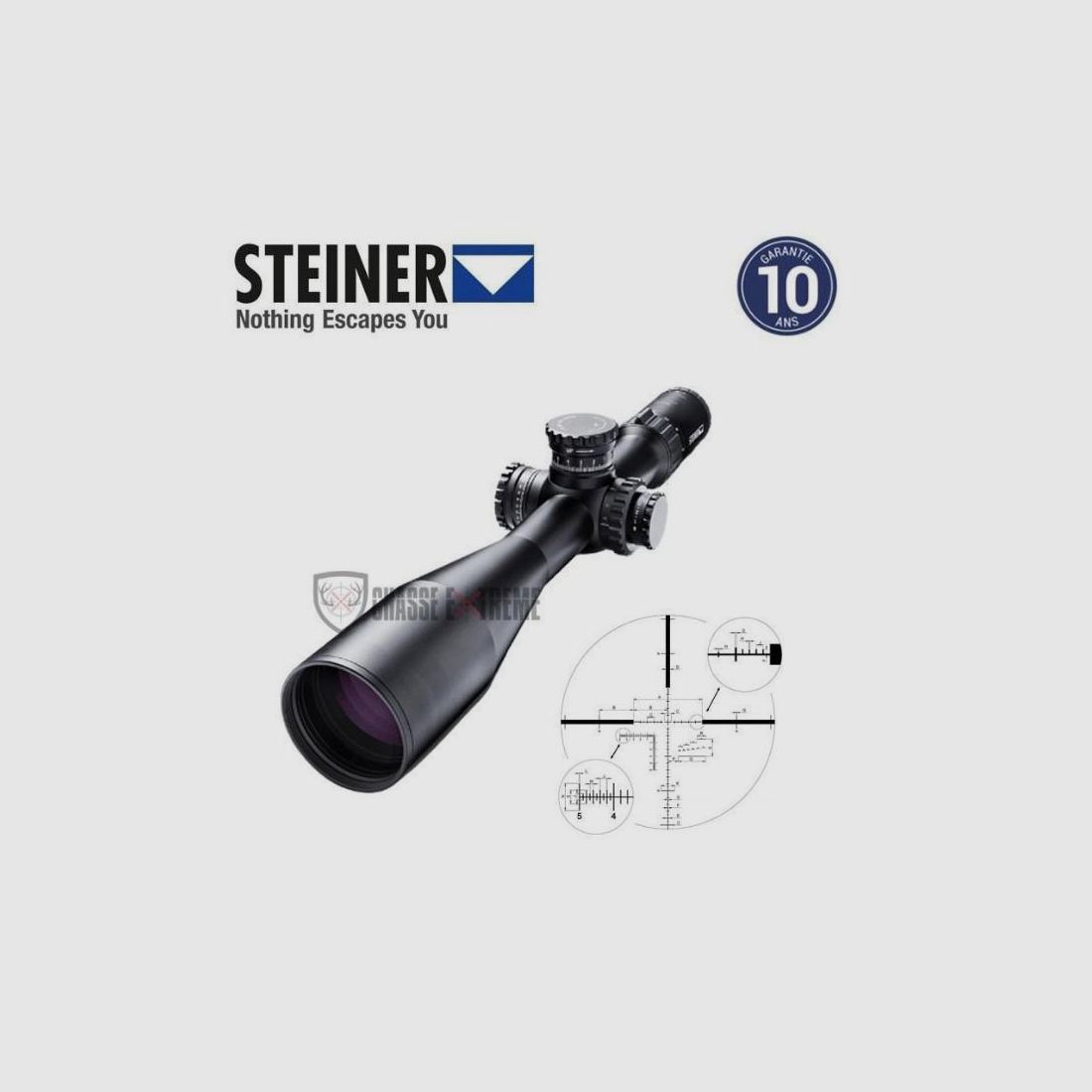 Telescopio STEINER Military M5xi 5-25x56 Reticolo Msr2 Lpf Cw Nero, immagine 1 di 2