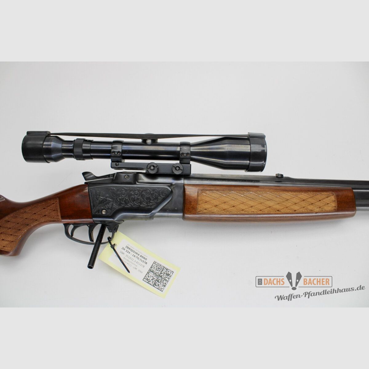 BBF double rifle Brno ZH324 cal. 16/70 + 7x57R with Wetzlar 7x42