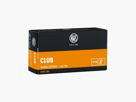 RWS 22LR CLUB SPORT LINE 40 GRS 2,6G 50 STK PACKUNG