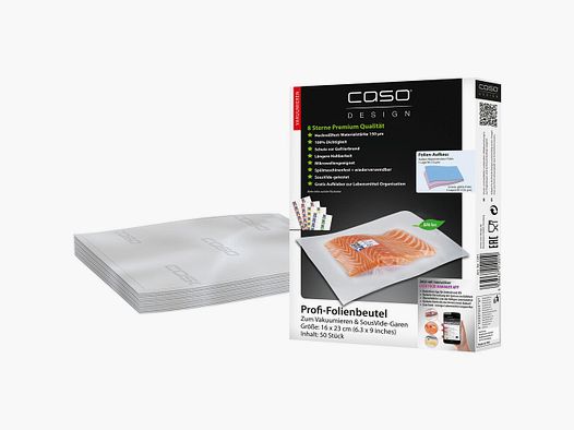 CASO Foil bags 50 pieces (16x23cm)
