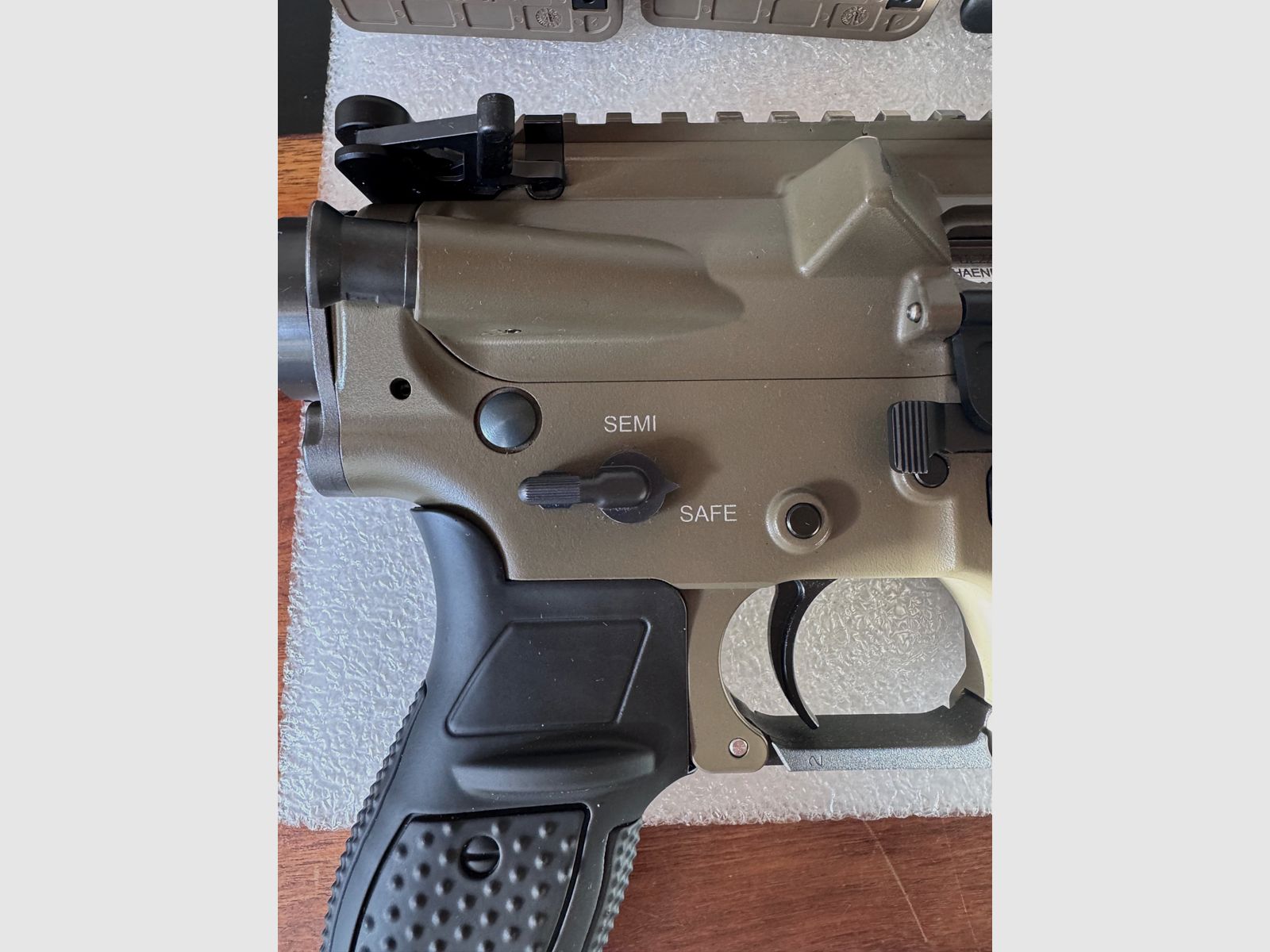 Haenel CR 223 16.5" – match trigger + magazine + adjustable gas port + ATec muzzle brake, image 8 of 18