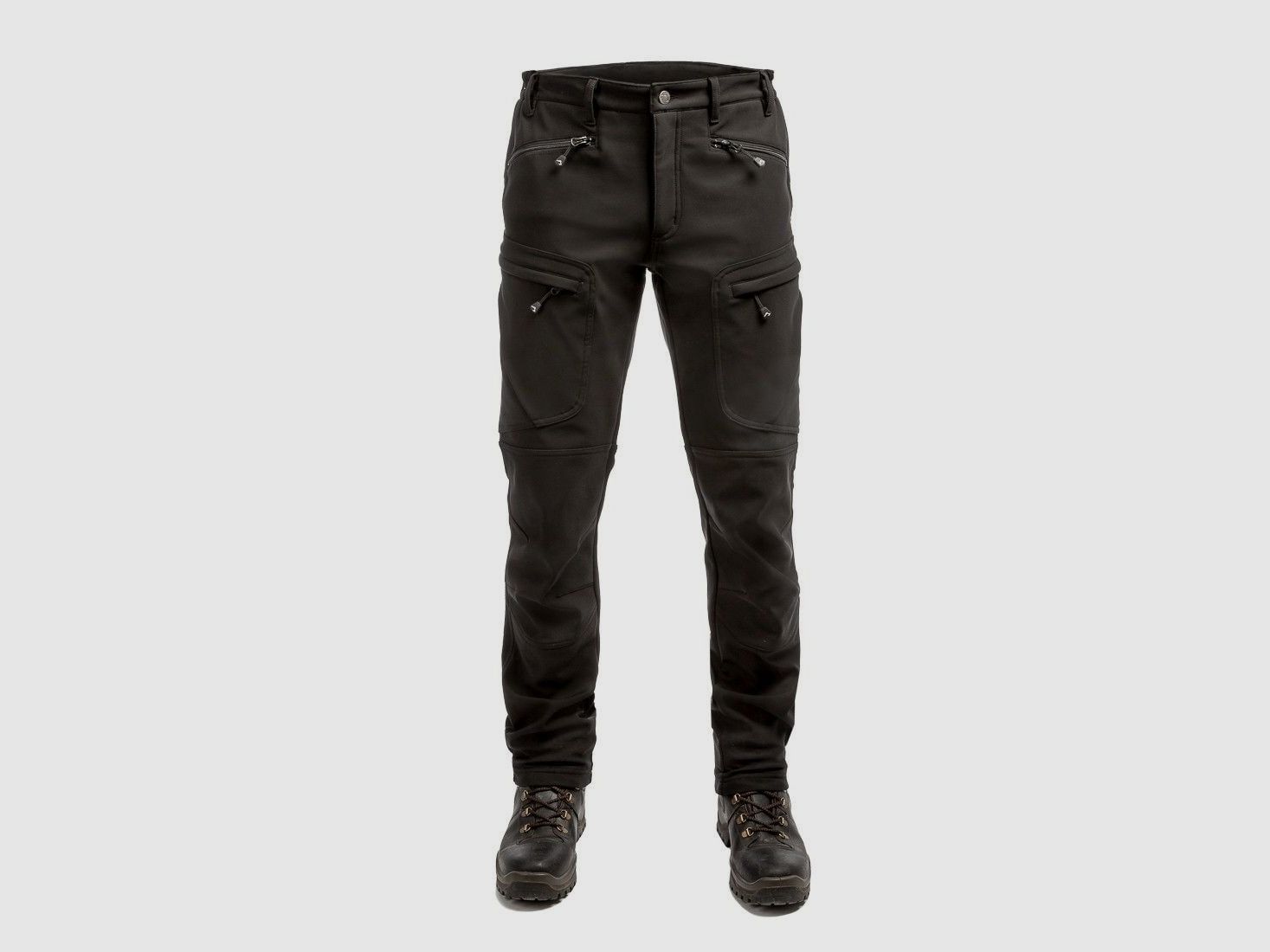 Arrak Outdoor Softshellhose Gefüttert Herren Schwarz - 46