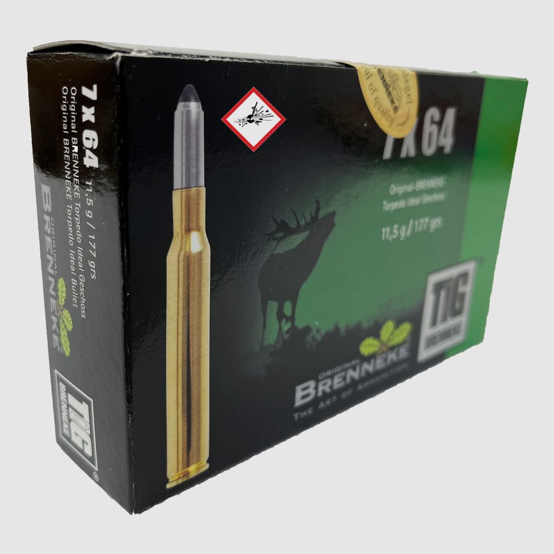 Brenneke TIG Jagdpatrone Kal. 7x64 177grs