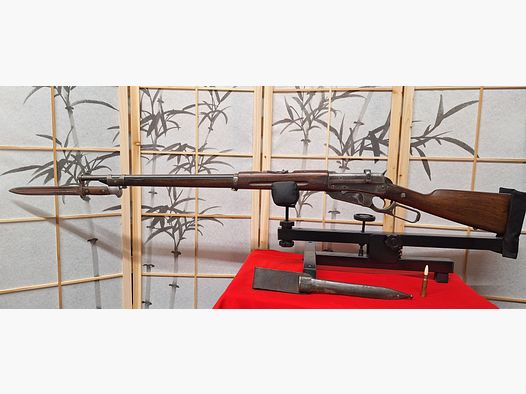 Winchester 1895 Russia contract 7.62x54R with short bayonet M1895 / M95