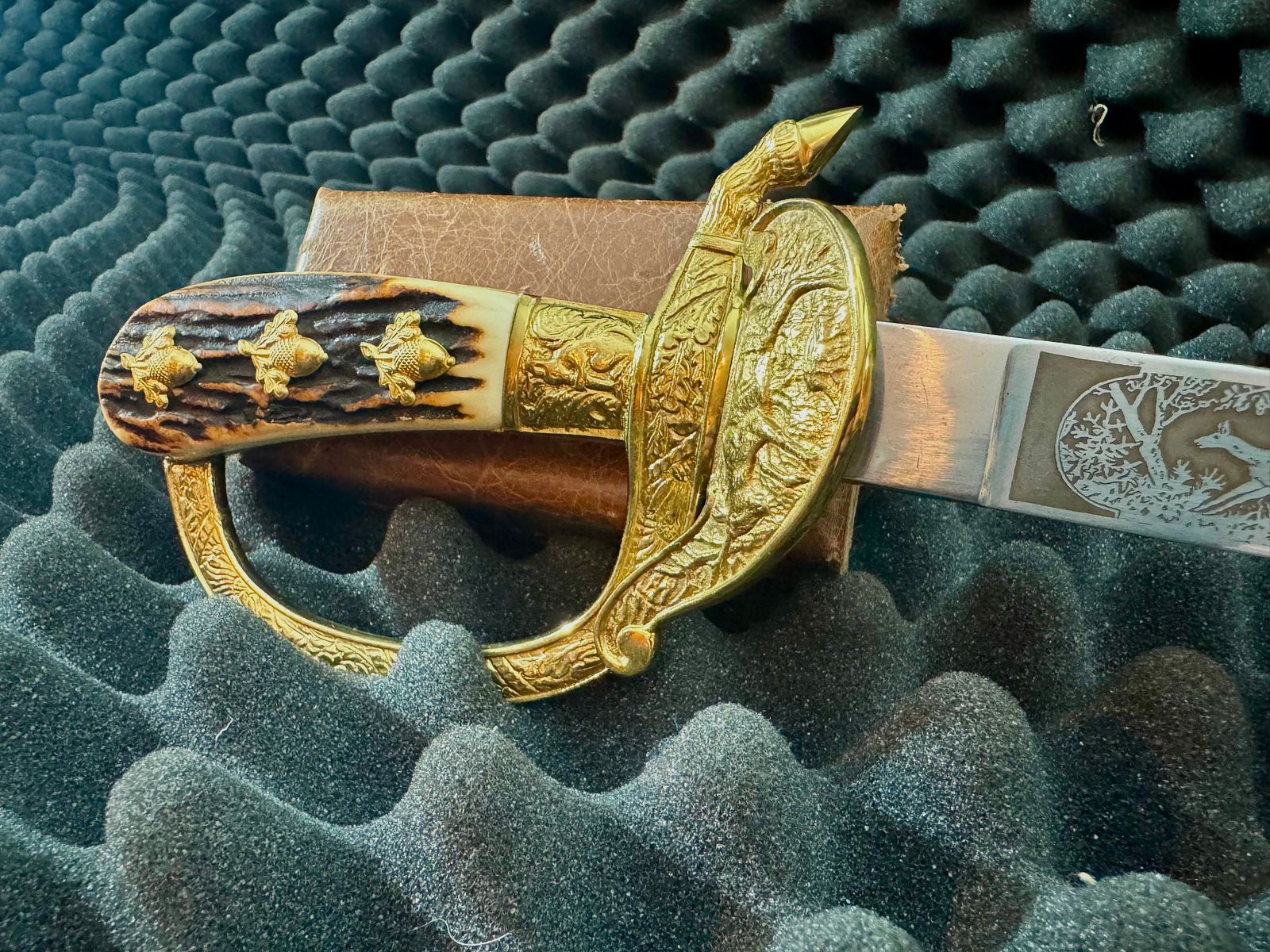 Deer knife Eickhorn Solingen, luxury version