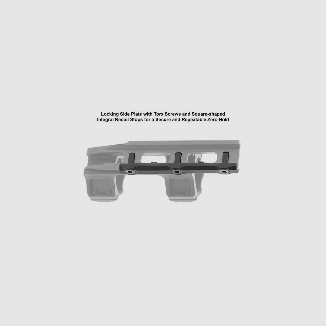 UTG ACCU-SYNC Block Mount 30 mm Medium 34 mm Offset Pro - black