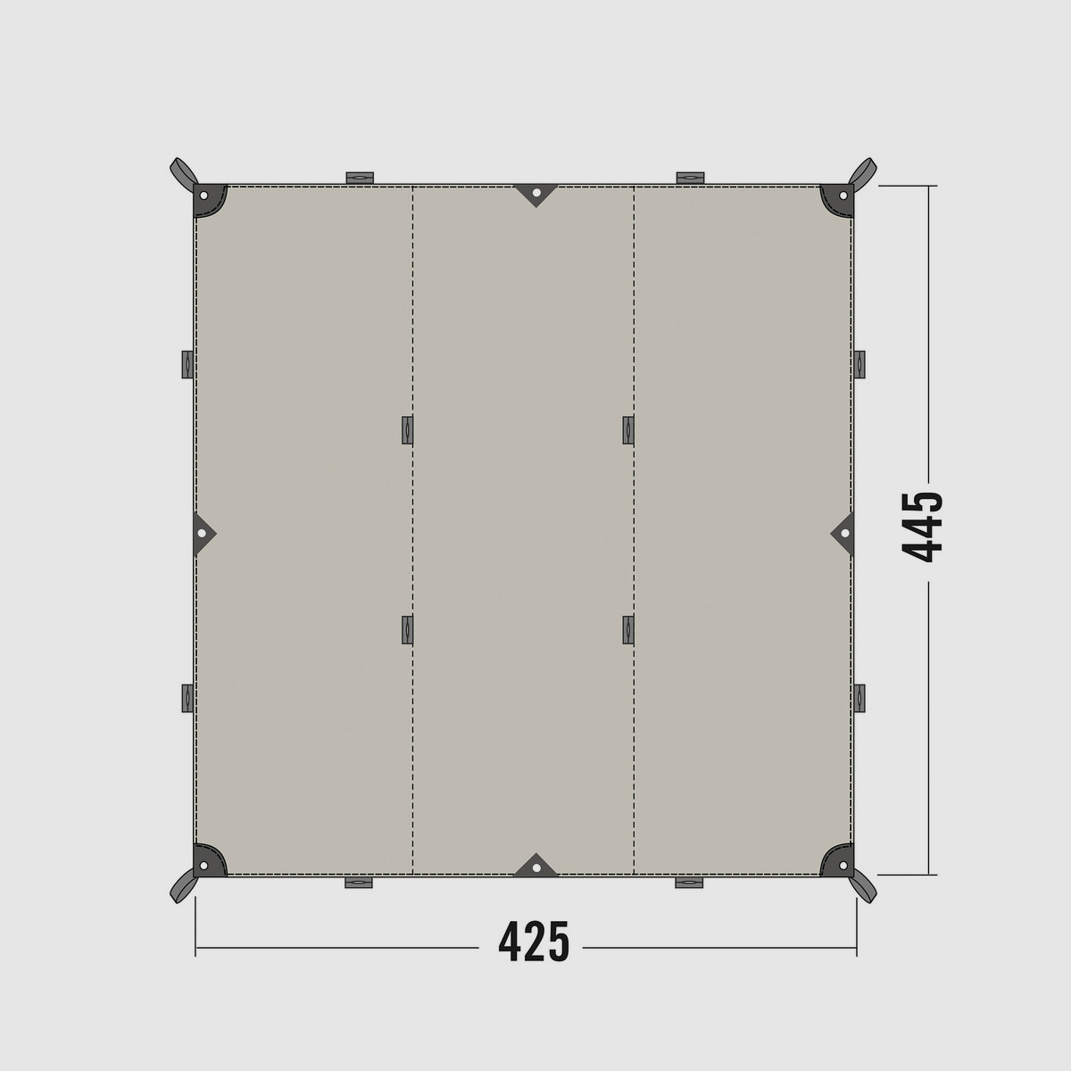 TATONKA Tarp 1 TC Sand-Beige