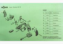 Röhm RG 79 Ersatzteile für Signal-Revolver Röhm RG79