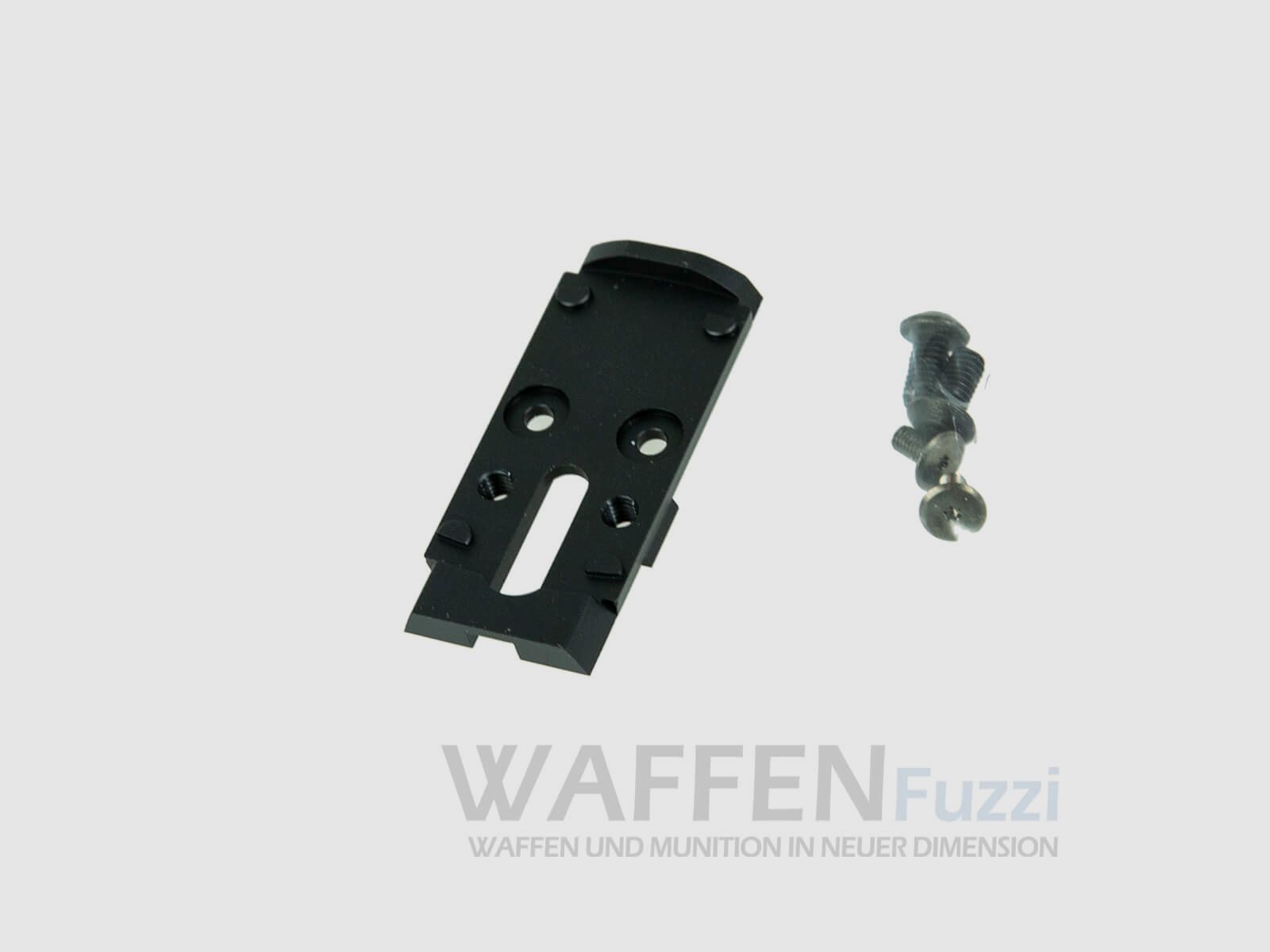 Adapterplatte für Walther Q5 Leuchtpunkt-Visier Shield RMSc