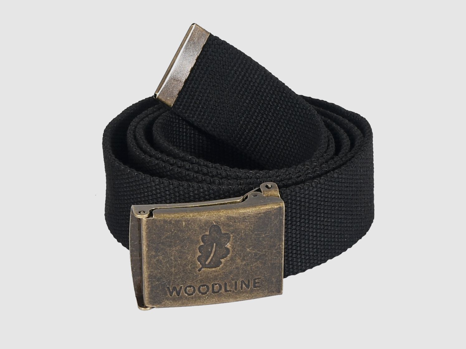 Ceinture en toile Woodline noire