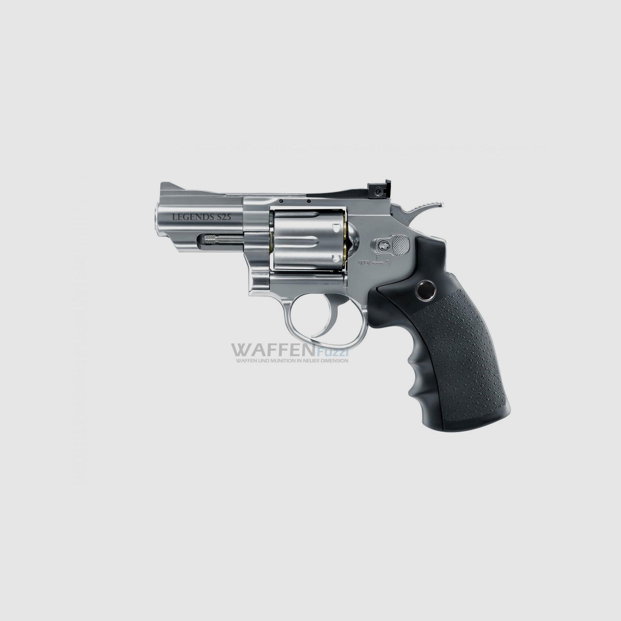 Legends S25 2.5 inch CO2 revolver caliber 4.5 mm diabolo