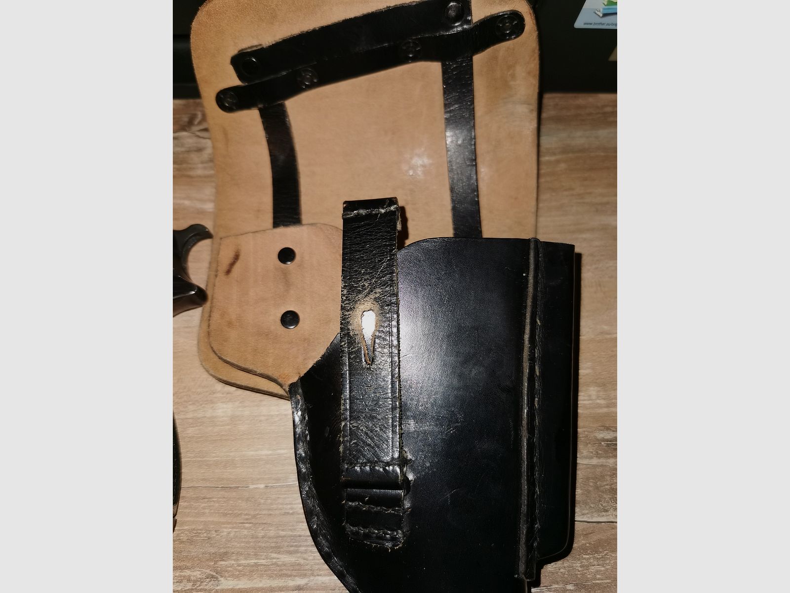 Holster en cuir P38/P1