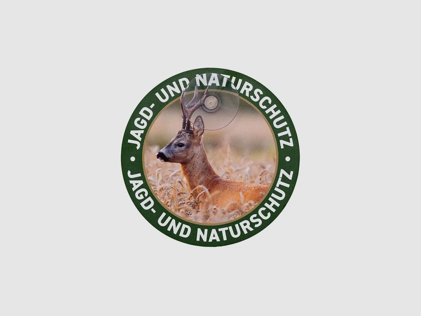 Wilde Hilde Autoschild rund Jagd & Naturschutz Rehbock
