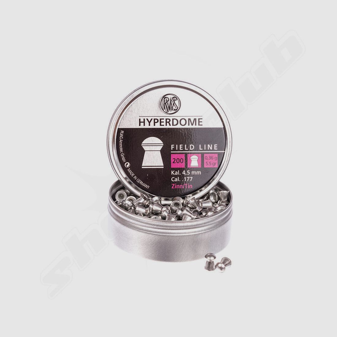 RWS Hyperdome Diabolos - Kal. 4,5 mm - Rundkopf - 200 Stk.