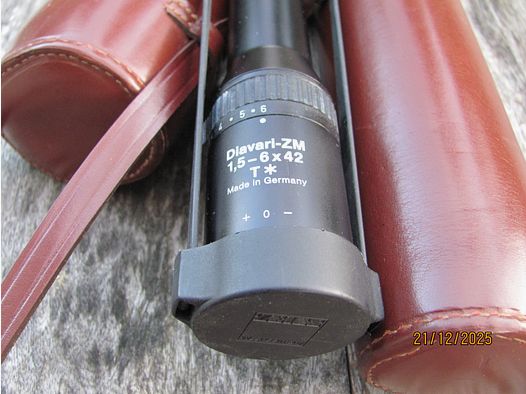 Zeiss Diavari ZM 1.5 - 6x42 T* in very good condition with leather case Reticle 40 FFP
