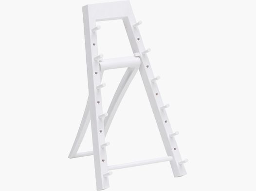 Haller 6-er Messer-Ständer weiß Kunststoff