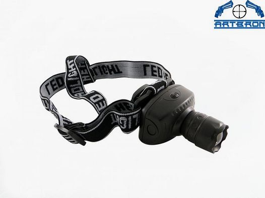 Latarka czołowa z zoomem 3W Luxeon
