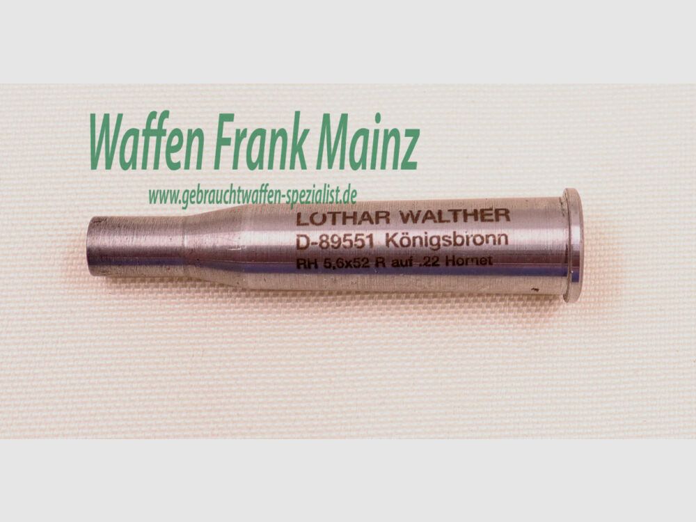 Lothar Walther riduce 5,6x52R a .22 Hornet