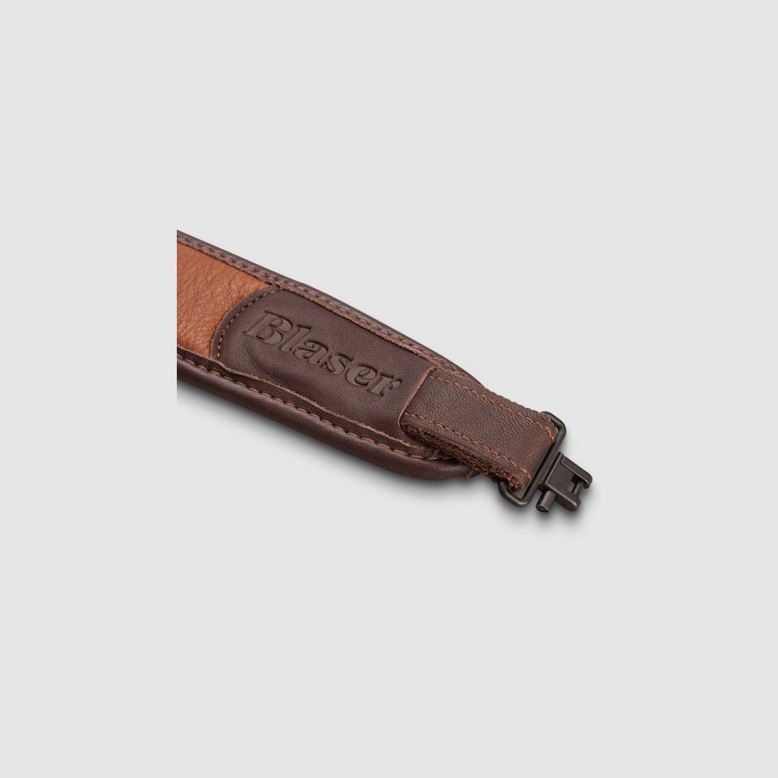 Bretella in Pelle Blaser Marrone, immagine 2 di 3